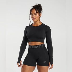GYMSHARK Women’s Size L Black Shorts